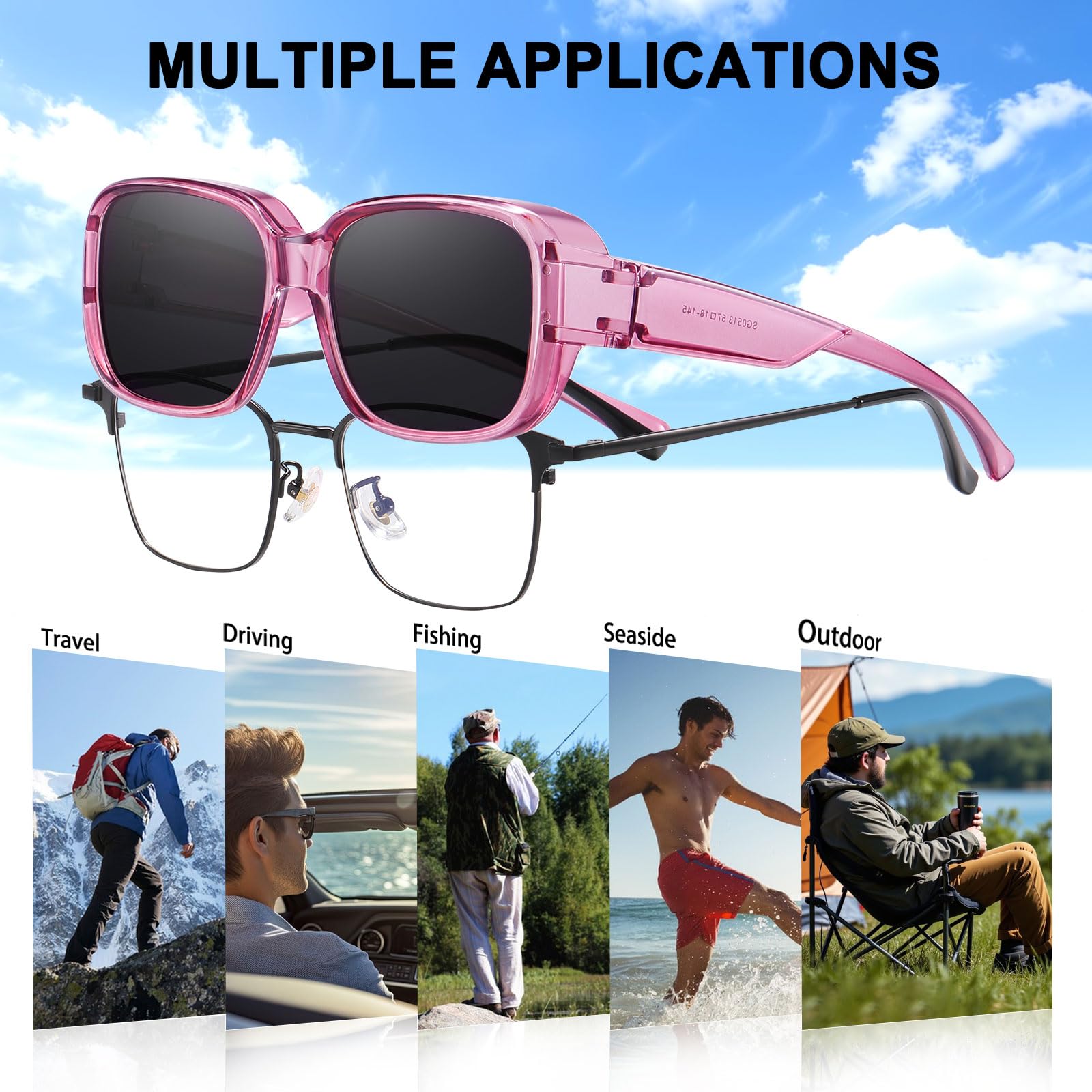 HAOLOTA Small Sunglasses Over Glasses Women SG0513