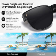 HAOLOTA Cat Eye Sunglasses Over Glasses Women SG0189