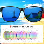 HAOLOTA Square Oversized Over Sunglasses Men SG0174L