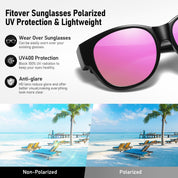 HAOLOTA Cat Eye Sunglasses Over Glasses SG0179