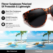 HAOLOTA Cat Eye Sunglasses Over Glasses SG0179