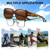 HAOLOTA Small Sunglasses Over Glasses Women SG0513