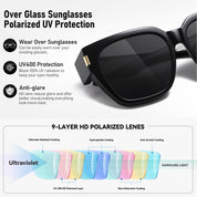 HAOLOTA Square Shapes Fit-Over Sunglasses SG0512
