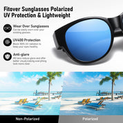 HAOLOTA Cat Eye Sunglasses Over Glasses SG0179