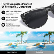HAOLOTA Cat Eye Sunglasses Over Glasses Women SG0173