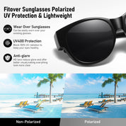 HAOLOTA Cat Eye Sunglasses Over Glasses SG0179