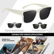 HAOLOTA Square Oversized Over Sunglasses Men SG0174L