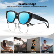 HAOLOTA Small Cat Eye Fit Over Sunglasses Women SG0171