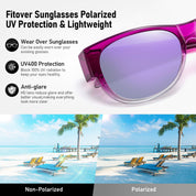 HAOLOTA Cat Eye Sunglasses Over Glasses Women SG0173