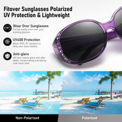 HAOLOTA Rhinestone Fit Over Sunglasses Women SG0108