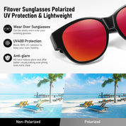 HAOLOTA Cat Eye Sunglasses Over Glasses SG0179