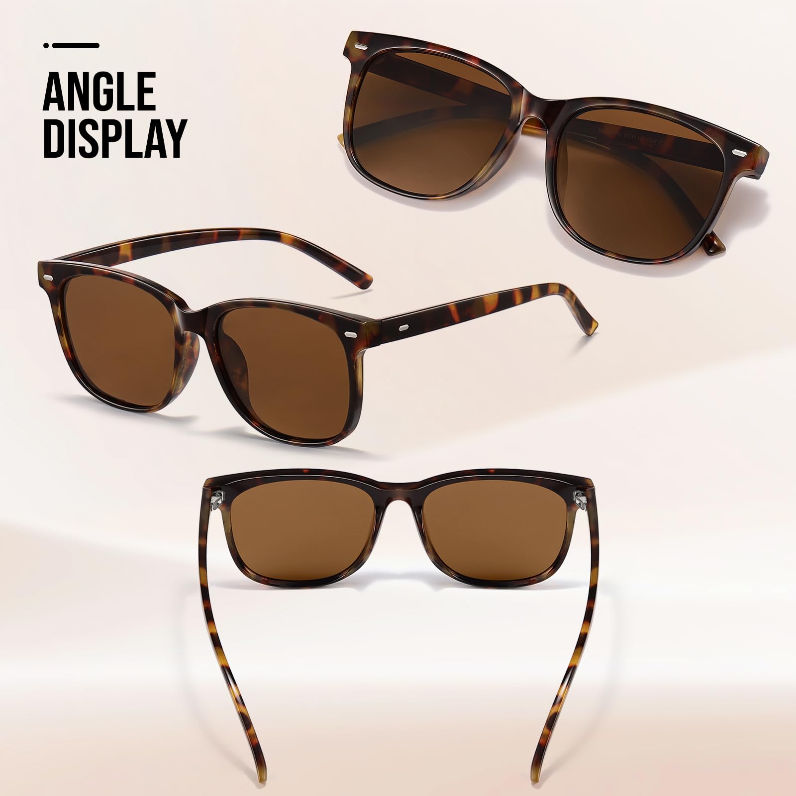 HAOLOTA 2pcs Classic Round Sunglasses Women SG1825-2P