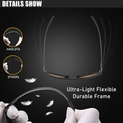 HAOLOTA Ultralight Carbon Fiber Sunglasses Men SG8001