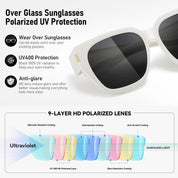 HAOLOTA Square Shapes Fit-Over Sunglasses SG0512