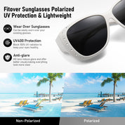HAOLOTA Rhinestone Fit Over Sunglasses Women SG0107