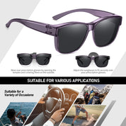 HAOLOTA Square Oversized Over Sunglasses Men SG0174L