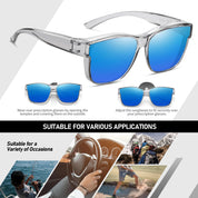 HAOLOTA Square Oversized Over Sunglasses Men SG0174L
