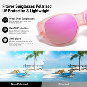 HAOLOTA Cat Eye Sunglasses Over Glasses SG0179