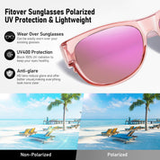 HAOLOTA Cat Eye Sunglasses Over Glasses Women SG0173