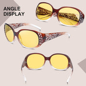 HAOLOTA Rhinestone Night Driving Glasses Women NV0008