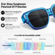 HAOLOTA Square Shapes Fit-Over Sunglasses SG0512