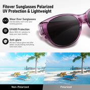 HAOLOTA Cat Eye Sunglasses Over Glasses SG0179
