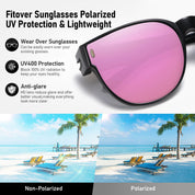 HAOLOTA Cat Eye Sunglasses Over Glasses Women SG0189