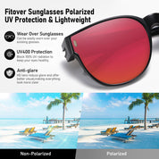 HAOLOTA Cat Eye Sunglasses Over Glasses Women SG0189
