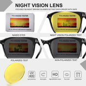 HAOLOTA Anti Glare Night Driving Glasses Women NV8081