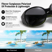 HAOLOTA Rhinestone Fit Over Sunglasses Women SG0108