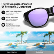 HAOLOTA Cat Eye Sunglasses Over Glasses SG0179