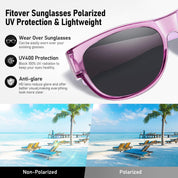HAOLOTA Cat Eye Sunglasses Over Glasses Women SG0173