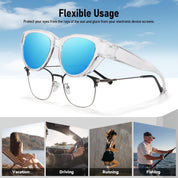 HAOLOTA Small Cat Eye Fit Over Sunglasses Women SG0171
