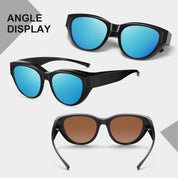 HAOLOTA Small Cat Eye Fit Over Sunglasses Women SG0171
