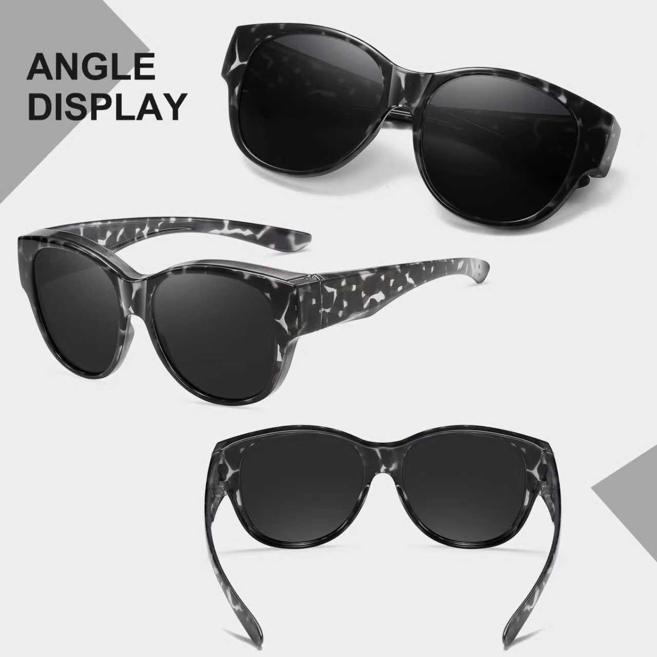 HAOLOTA Cat Eye Sunglasses Over Glasses SG0179