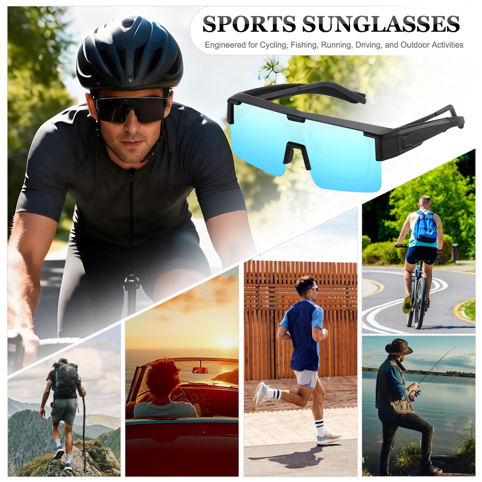 HAOLOTA Cycling Sunglasses Over Glasses Men SG0191