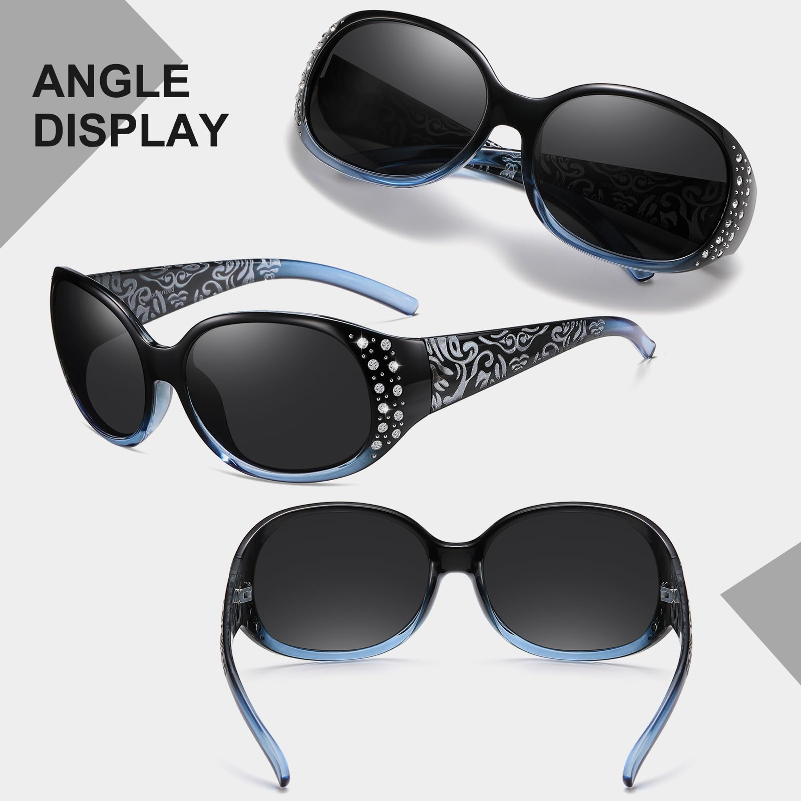 HAOLOTA Rhinestone Surround Sunglasses Women SG0008