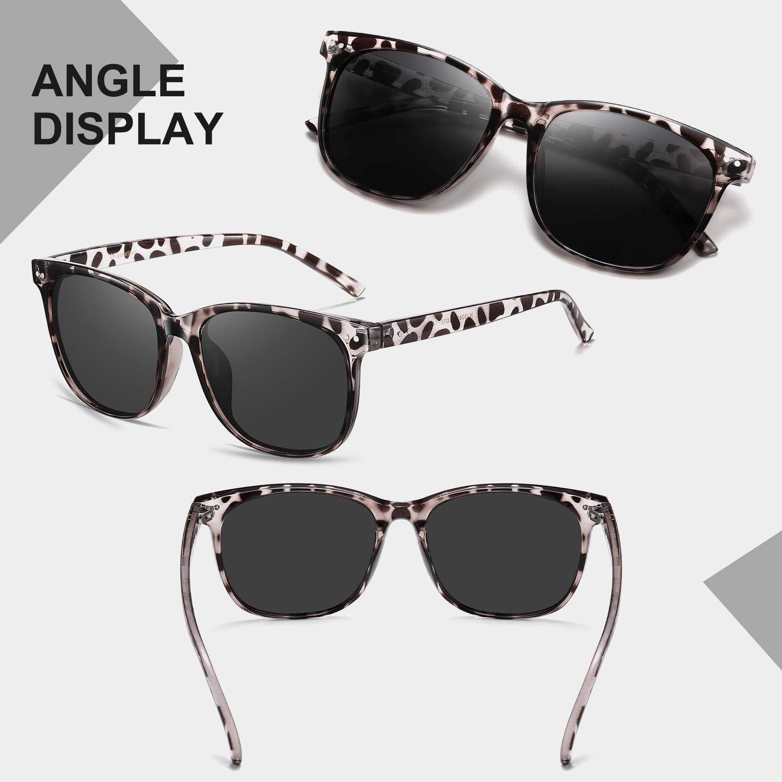HAOLOTA 2pcs Classic Round Sunglasses Women SG8081-2P