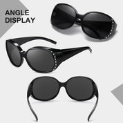 HAOLOTA Rhinestone Fit Over Sunglasses Women SG0108