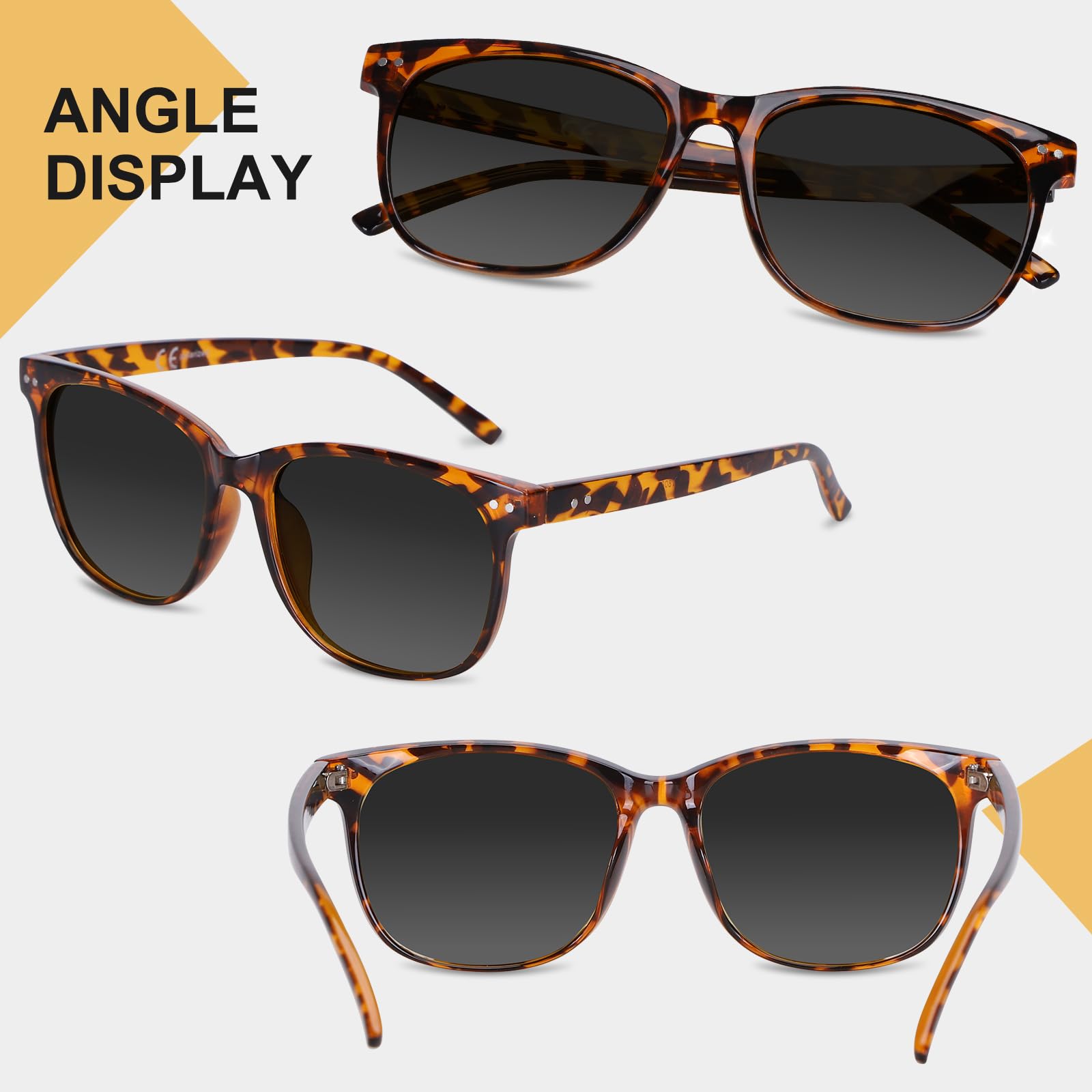 HAOLOTA 2pcs Classic Round Sunglasses Women SG8081-2P