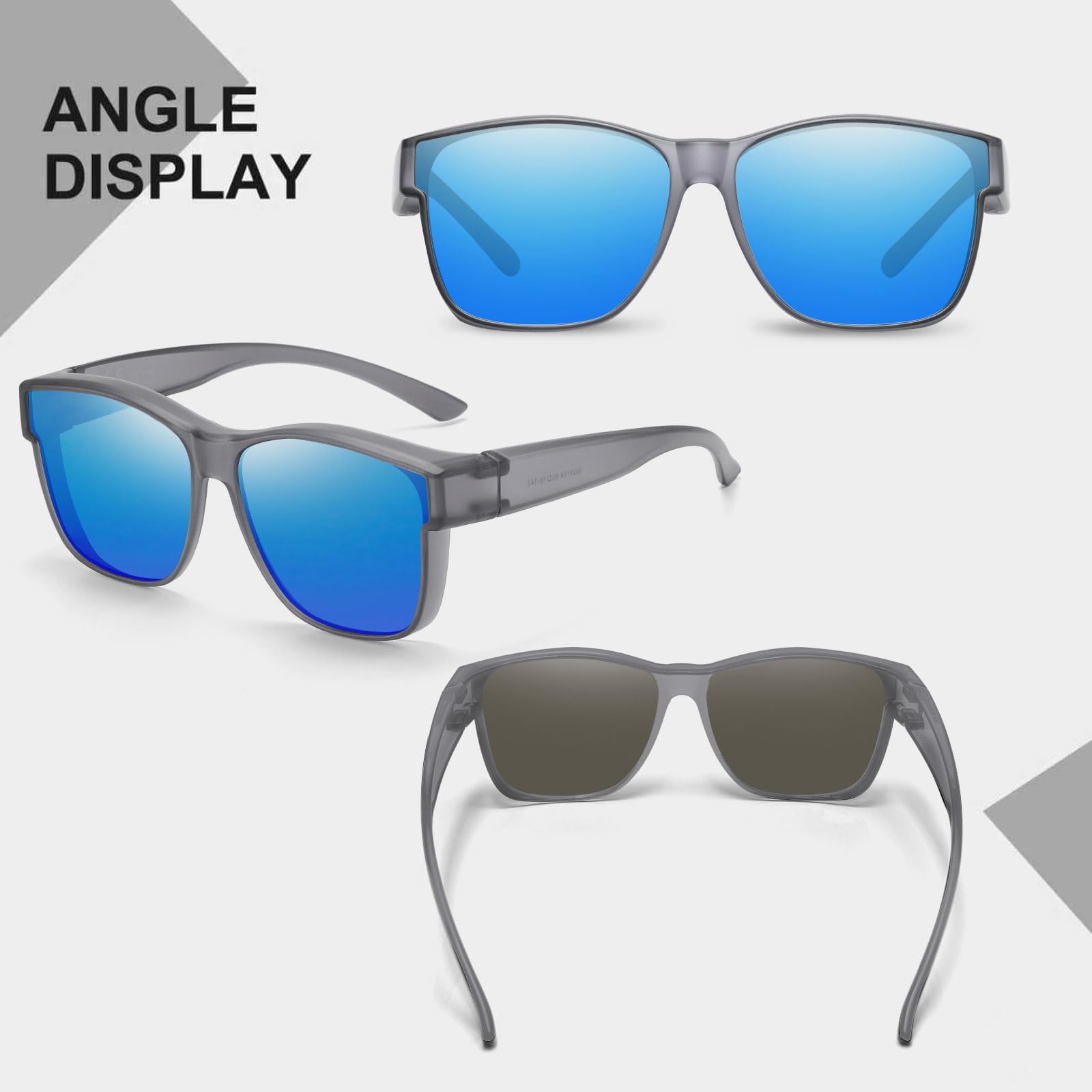 HAOLOTA Square Oversized Over Sunglasses Men SG0174L