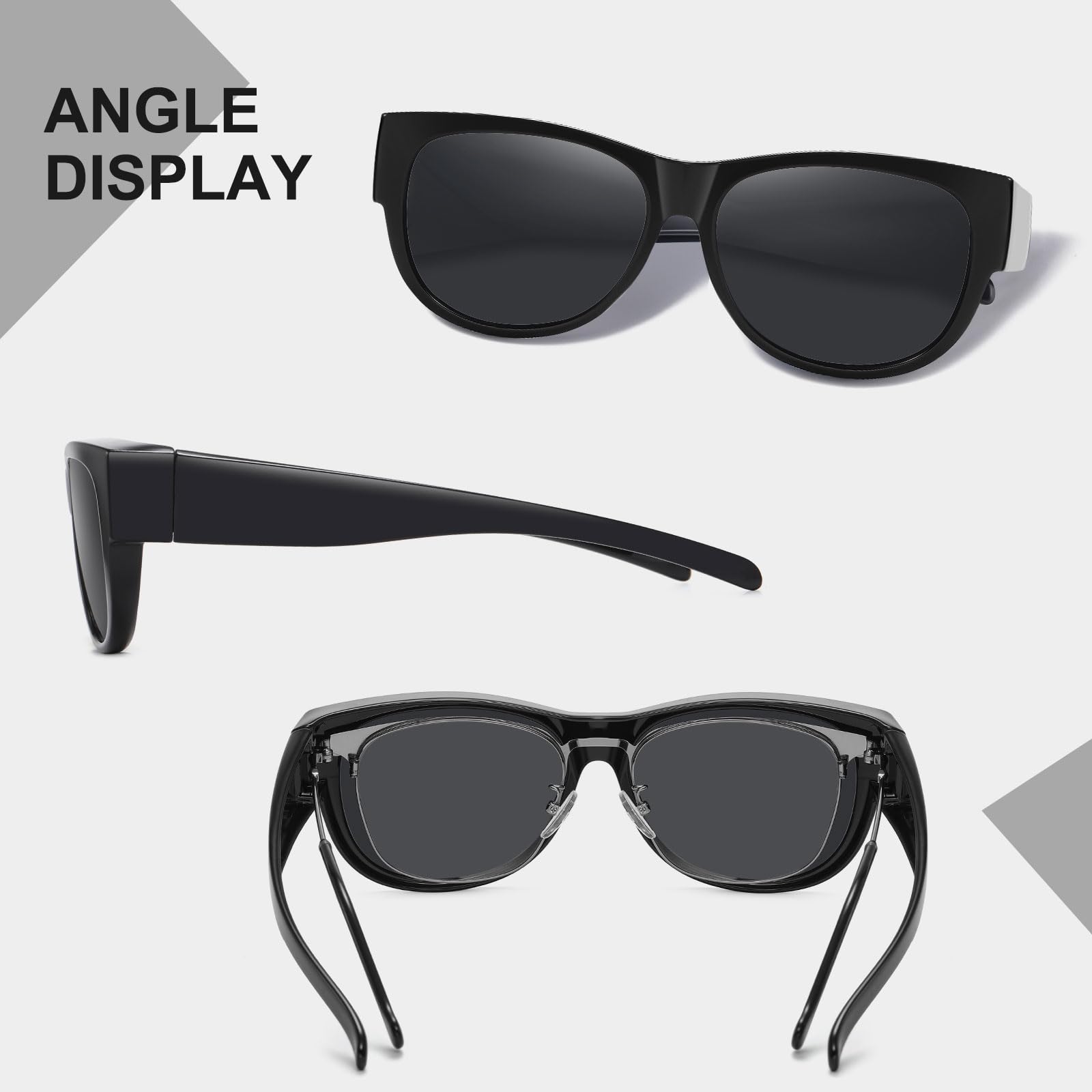 HAOLOTA Cat Eye Sunglasses Over Glasses Women SG0173
