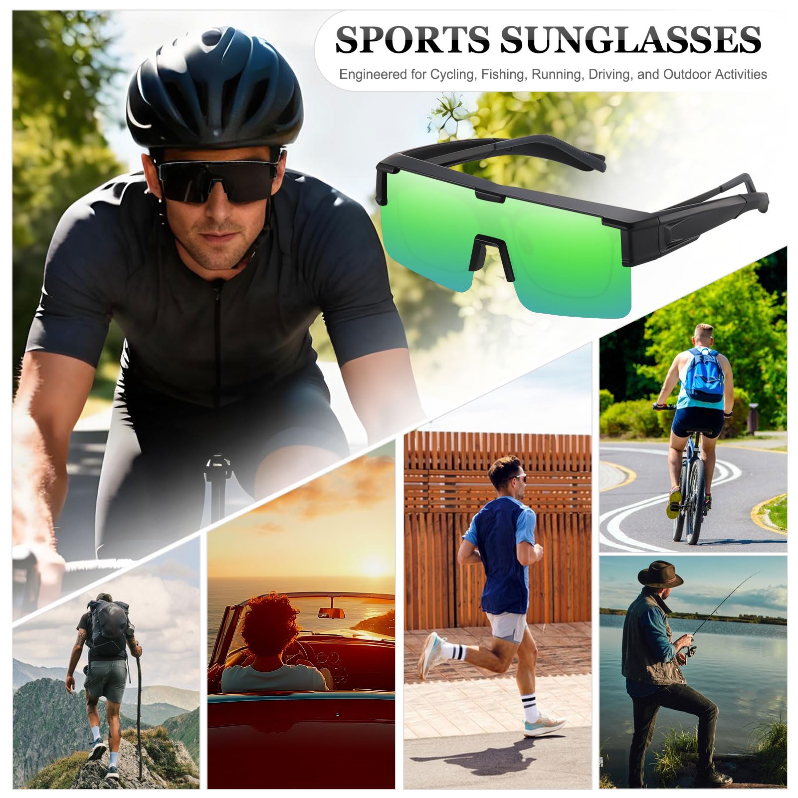 HAOLOTA Cycling Sunglasses Over Glasses Men SG0191