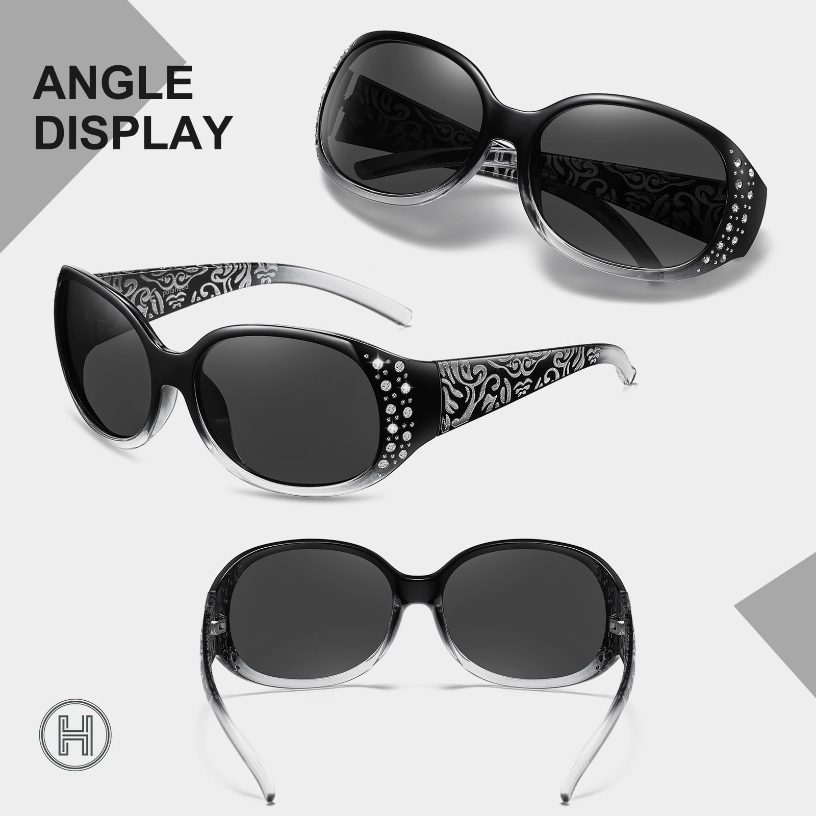 HAOLOTA Rhinestone Surround Sunglasses Women SG0008