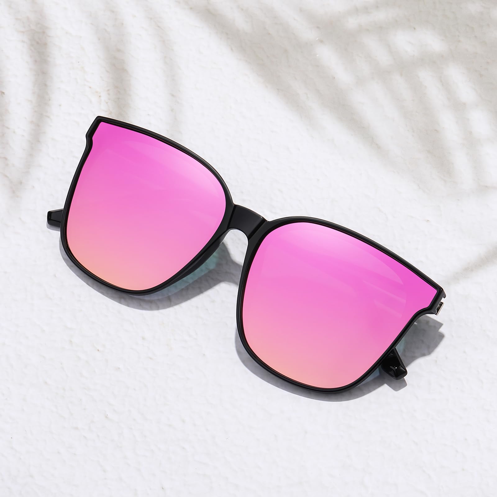 HAOLOTA Metal Frame Cat Eye Sunglasses Women SG1066