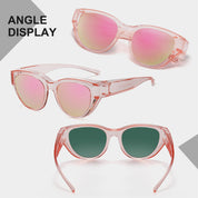 HAOLOTA Small Cat Eye Fit Over Sunglasses Women SG0171