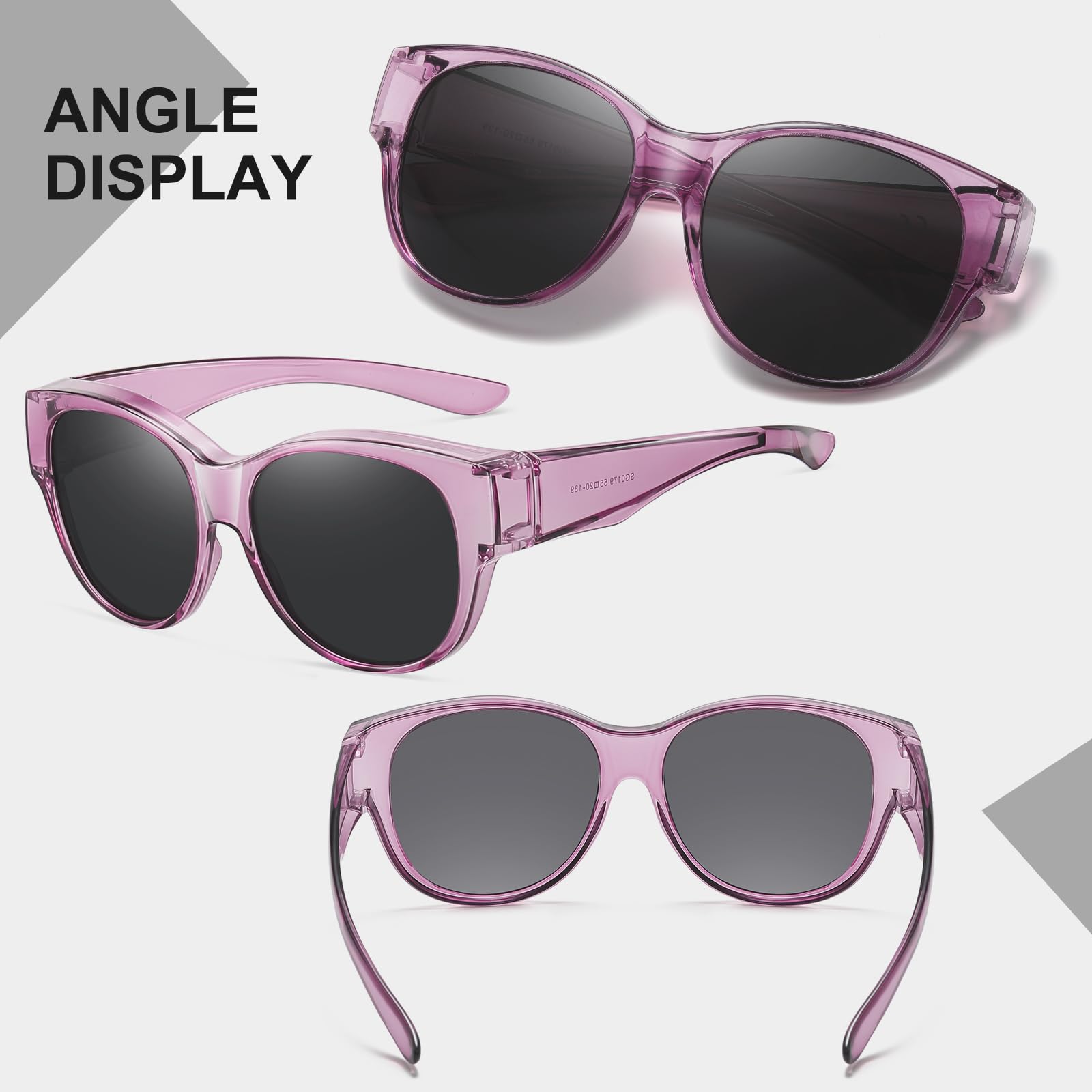 HAOLOTA Cat Eye Sunglasses Over Glasses SG0179