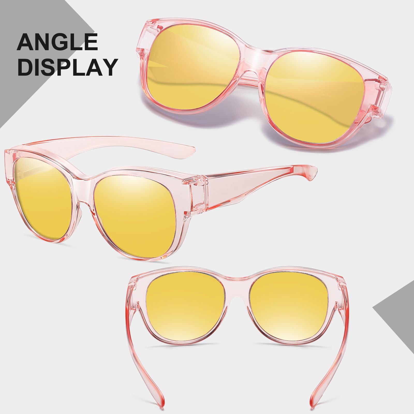 HAOLOTA Night Driving Glasses Over Glasses Women NV0179