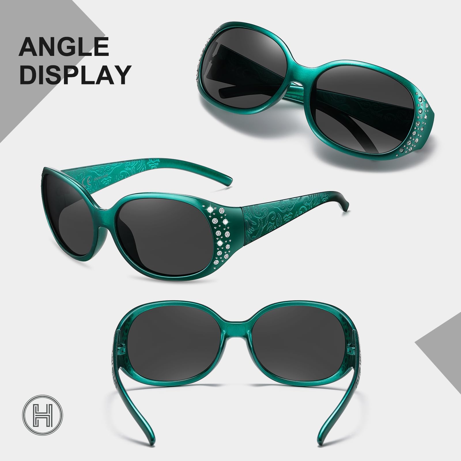HAOLOTA Rhinestone Surround Sunglasses Women SG0008