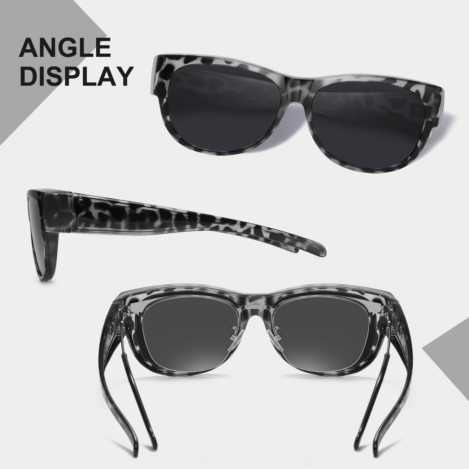 HAOLOTA Cat Eye Sunglasses Over Glasses Women SG0173